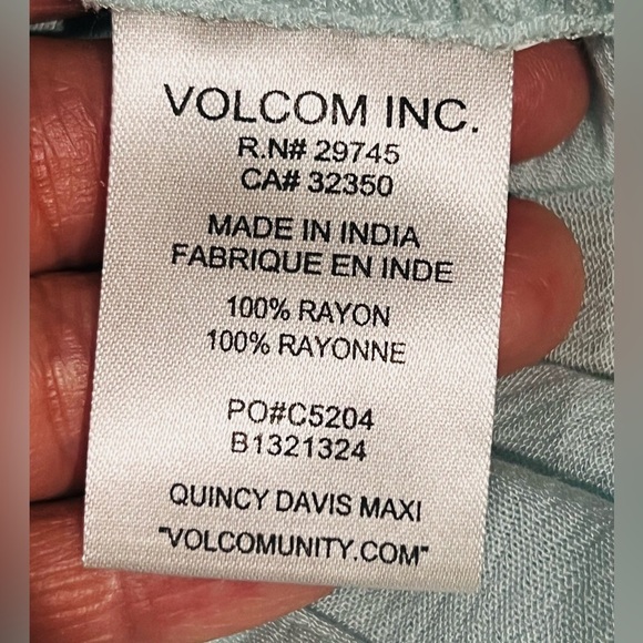 Volcom summer dress sun dress size Med Gentle use only - Picture 7 of 9